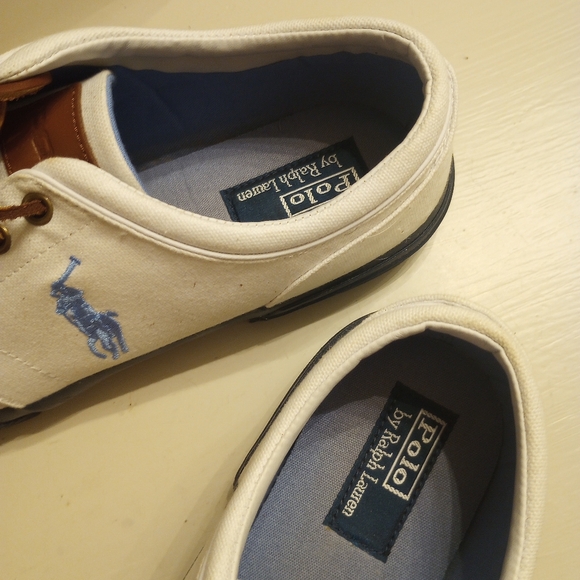 Polo Ralph Lauren Faxon Low Canvas men's boat/deck shoes - Picture 8 of 14